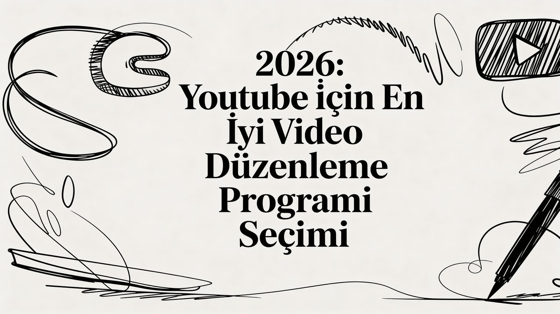2026: En İyi youtube için video düzenleme programi Seçimi