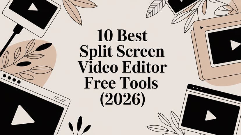 10 Best Split Screen Video Editor Free Tools (2026)