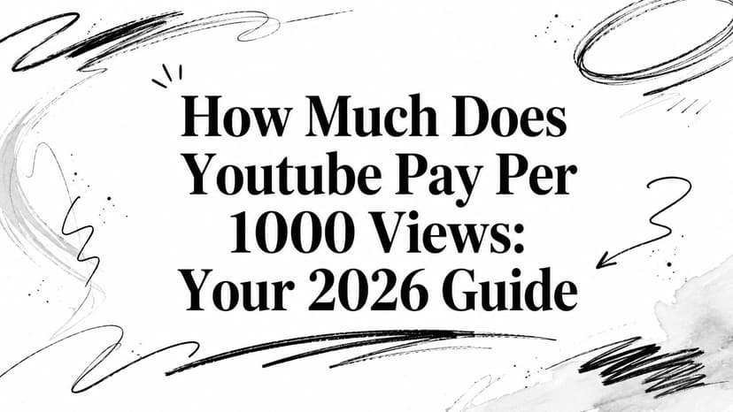 How Much Does Youtube Pay Per 1000 Views: Your 2026 Guide