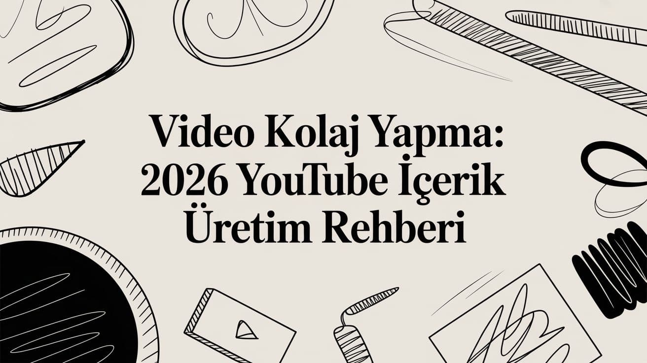 Video Kolaj Yapma: 2026 YouTube İçerik Üretim Rehberi
