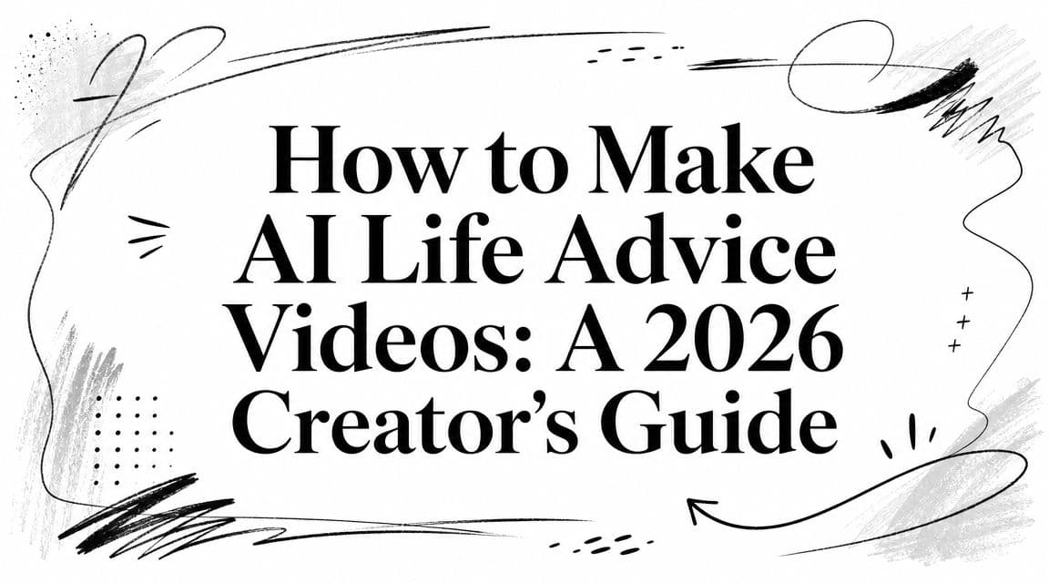 How to Make AI Life Advice Videos: A 2026 Creator's Guide