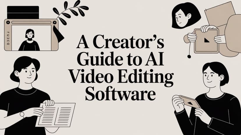A Creator's Guide to AI Video Editing Software