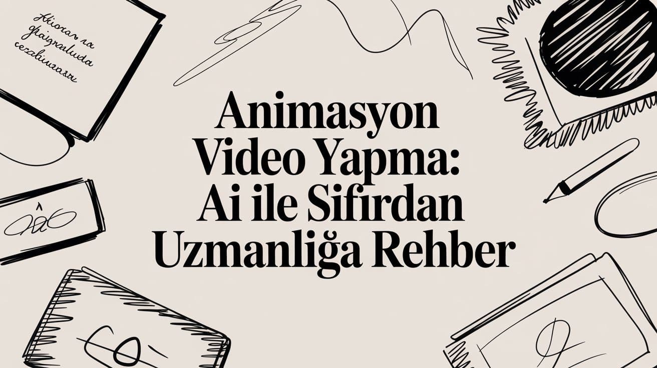Animasyon Video Yapma: AI ile Sıfırdan Uzmanlığa Rehber