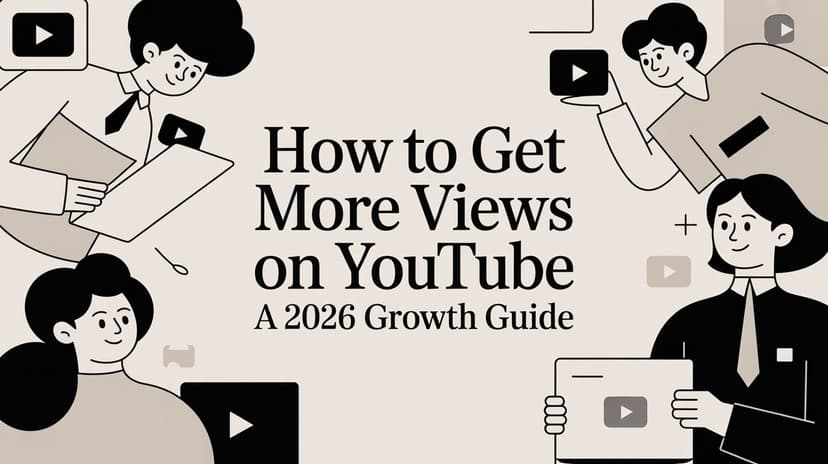 How to Get More Views on YouTube A 2026 Growth Guide