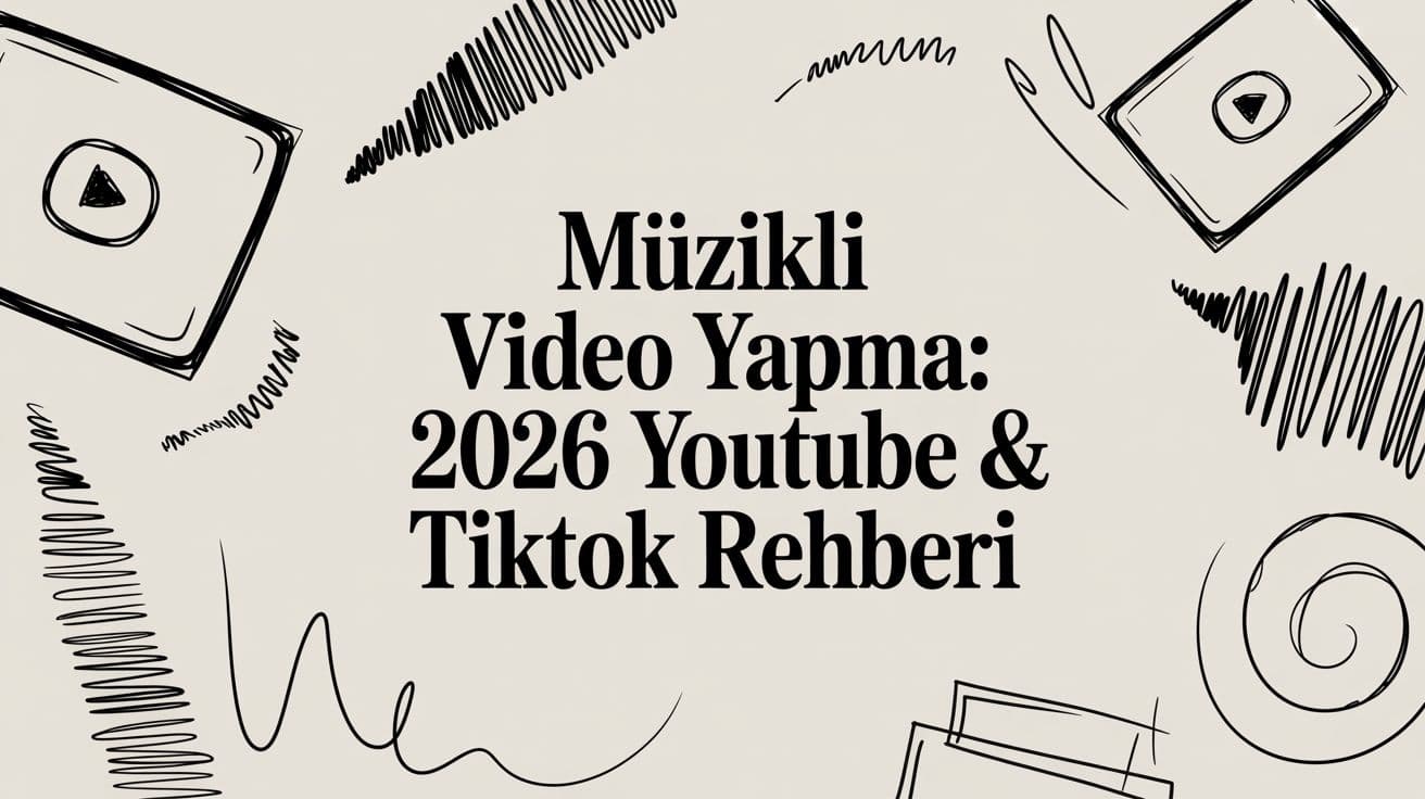 Müzikli Video Yapma: 2026 YouTube & TikTok Rehberi
