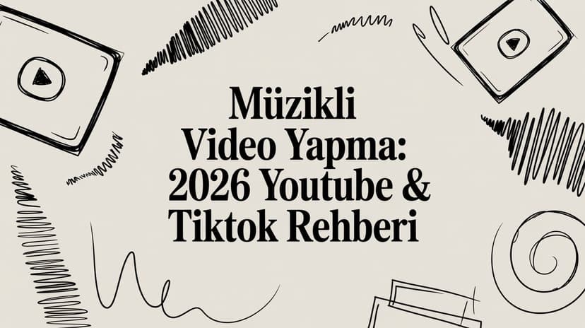 Müzikli Video Yapma: 2026 YouTube & TikTok Rehberi