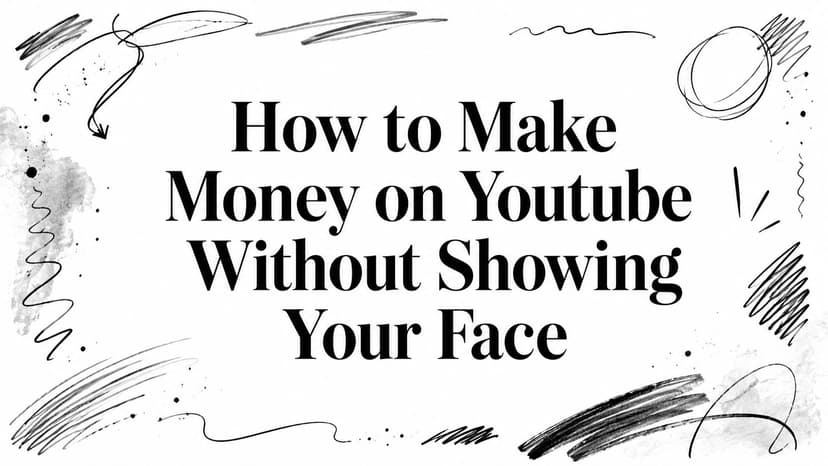 How to Make Money on Youtube Without Showing Your Face