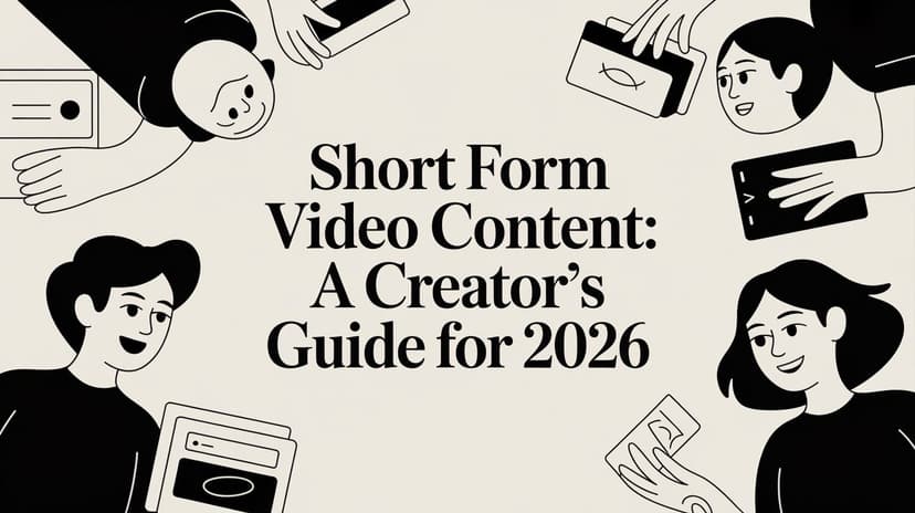 Short Form Video Content: A Creator's Guide for 2026