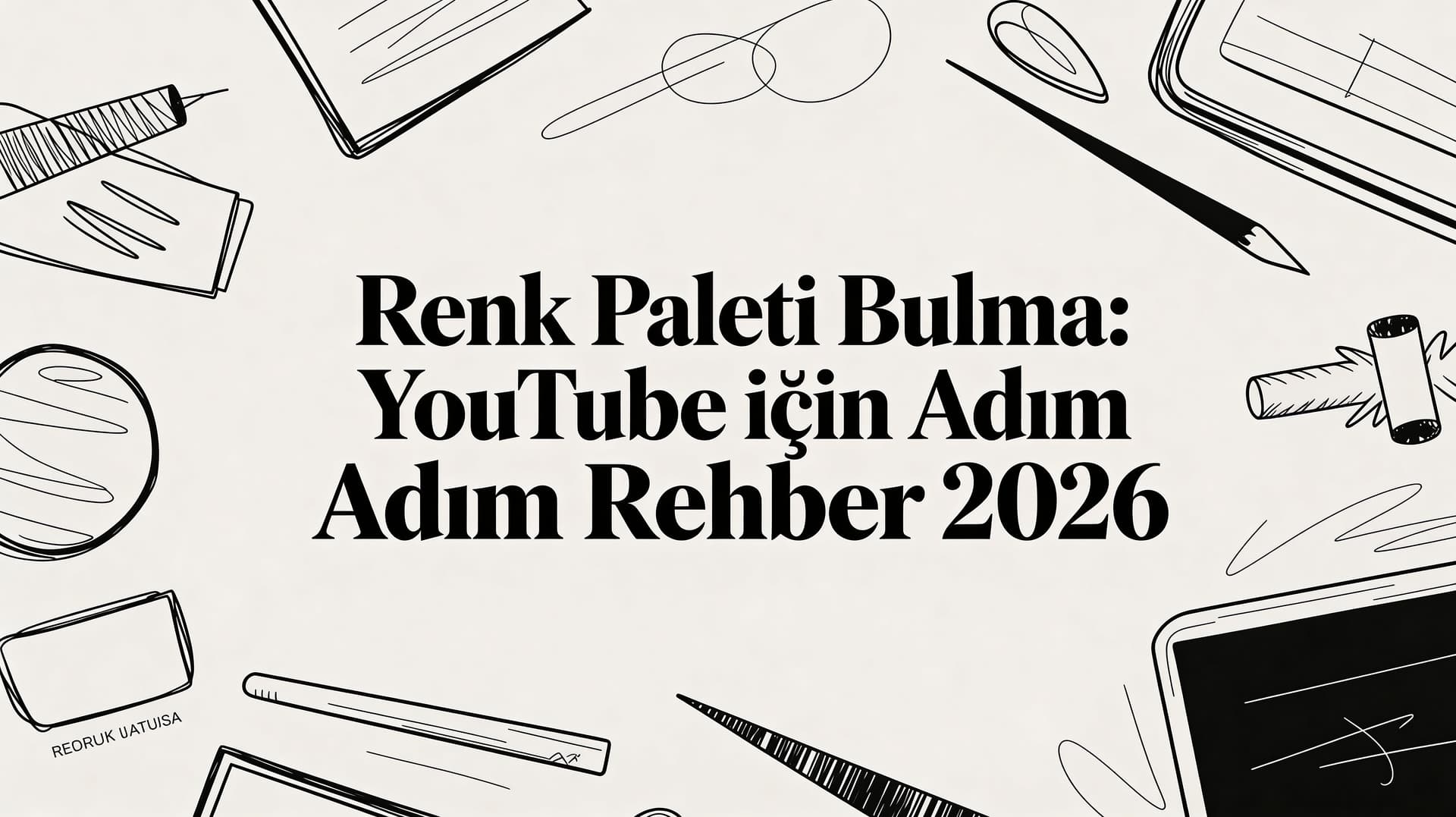 Renk Paleti Bulma: YouTube İçin Adım Adım Rehber 2026