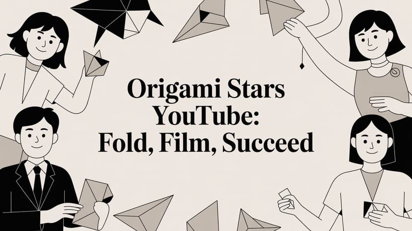 Origami Stars YouTube: Fold, Film, Succeed