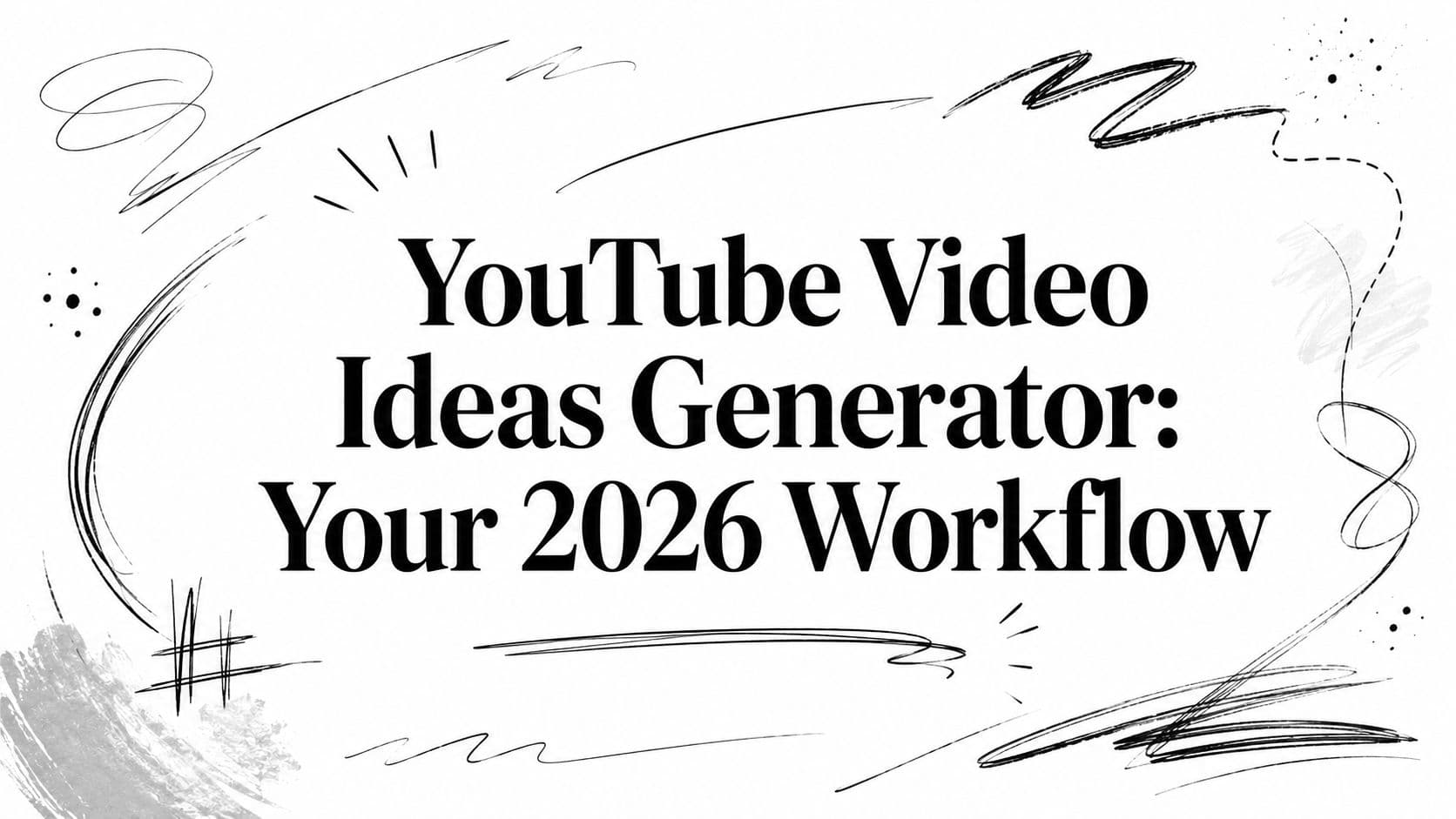 YouTube Video Ideas Generator: Your 2026 Workflow