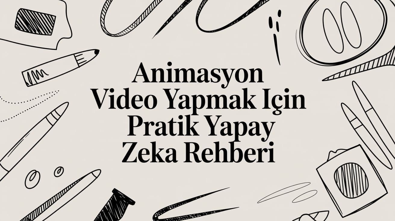 Animasyon video yapmak için pratik yapay zeka rehberi