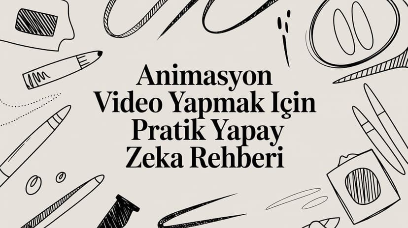 Animasyon video yapmak için pratik yapay zeka rehberi