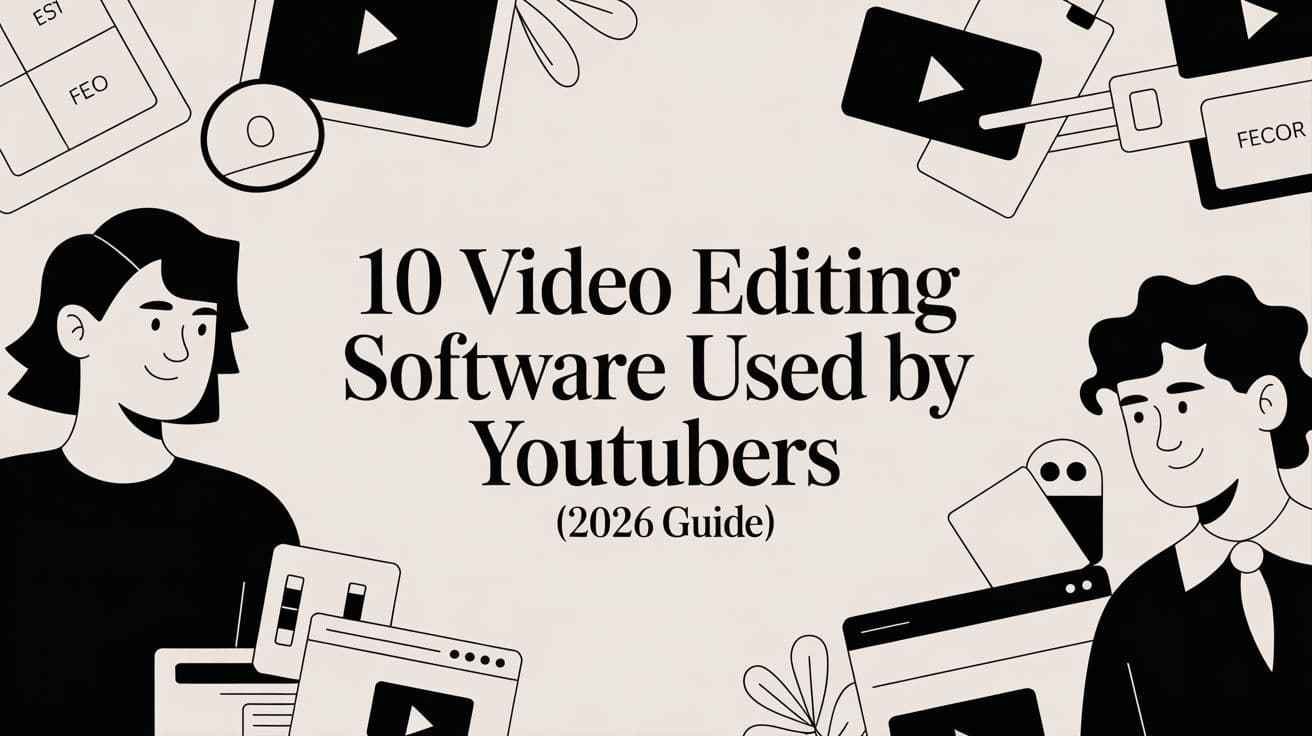 10 Video Editing Software Used by YouTubers (2026 Guide)