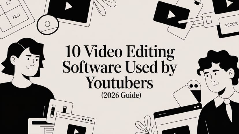 10 Video Editing Software Used by YouTubers (2026 Guide)