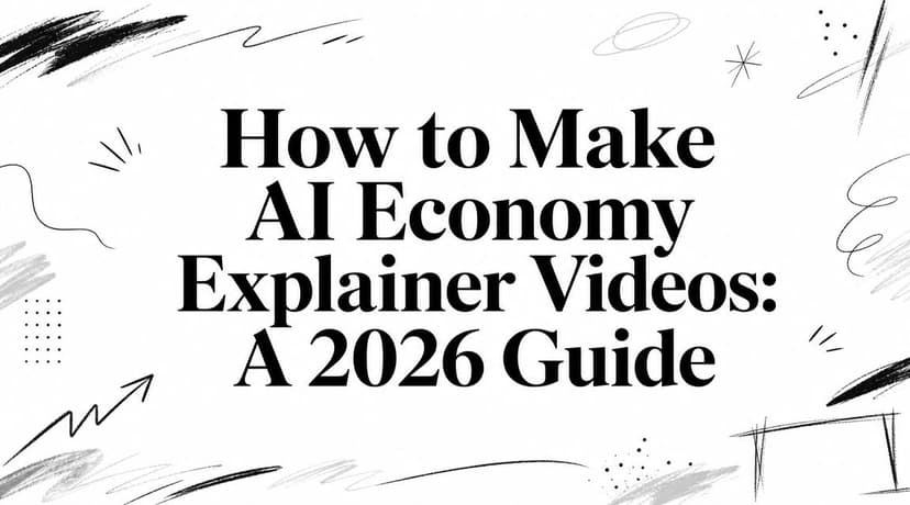 How to Make AI Economy Explainer Videos: A 2026 Guide