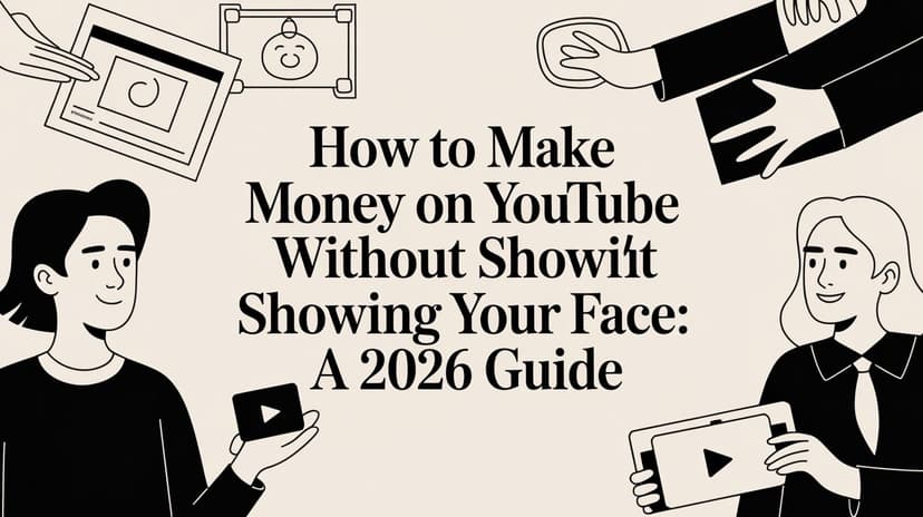 How to Make Money on YouTube Without Showing Your Face: A 2026 Guide