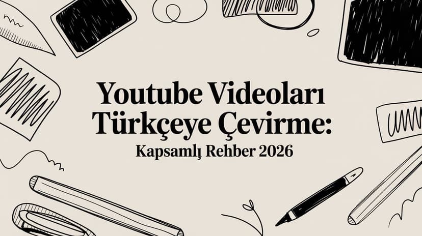 YouTube Videoları Türkçeye Çevirme: Kapsamlı Rehber 2026