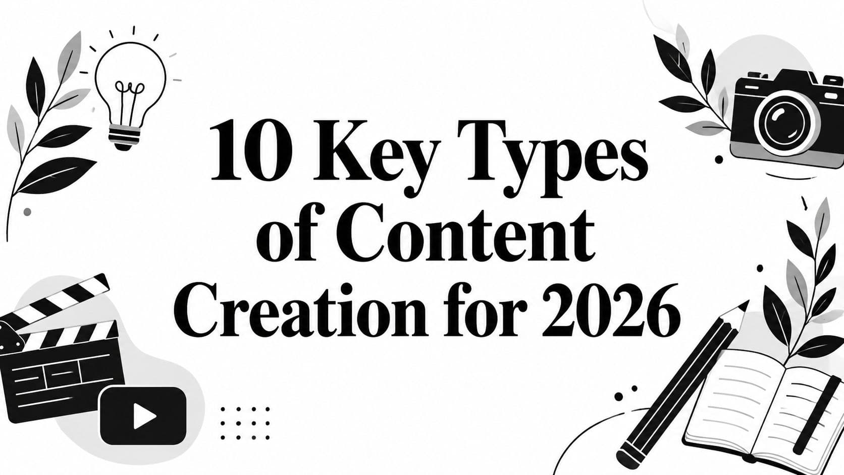 10 Key Types of Content Creation for 2026
