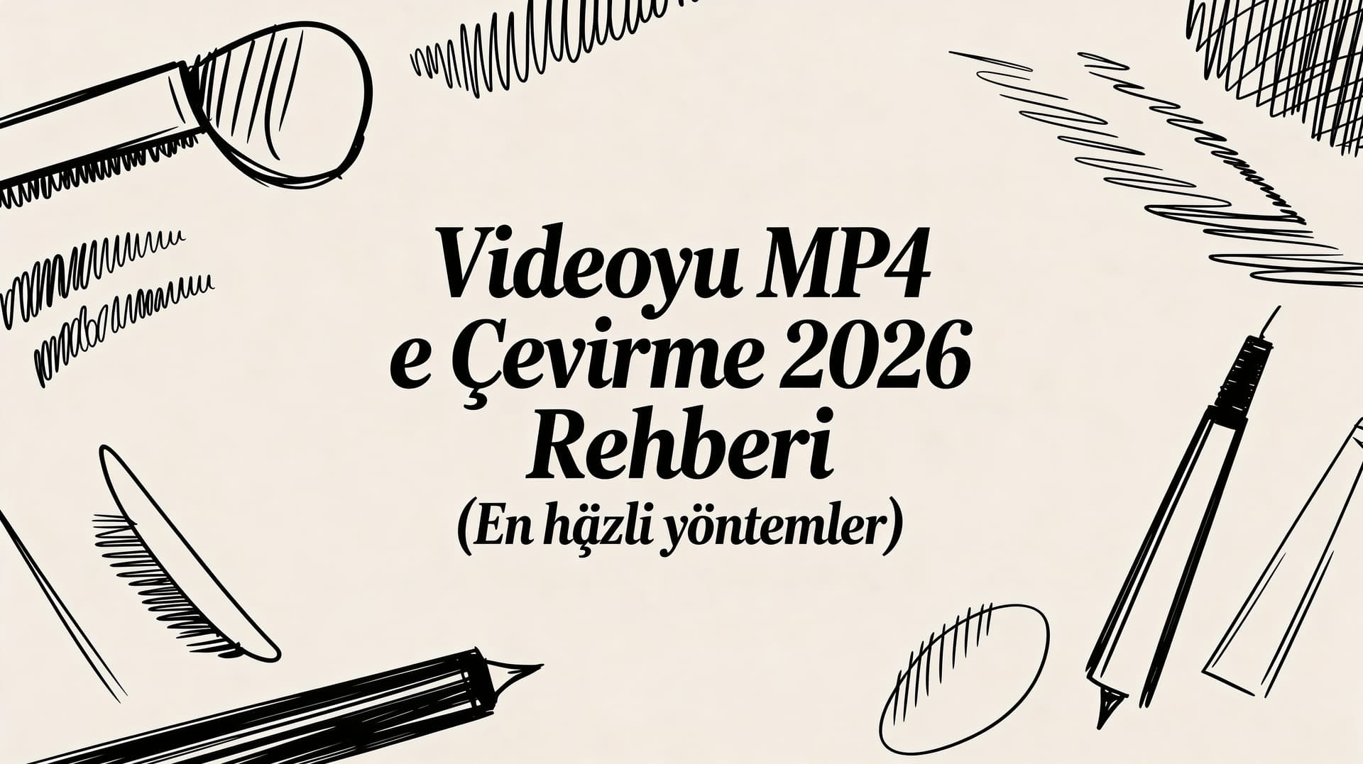 Videoyu MP4 e Çevirme 2026 Rehberi (En Hızlı Yöntemler)
