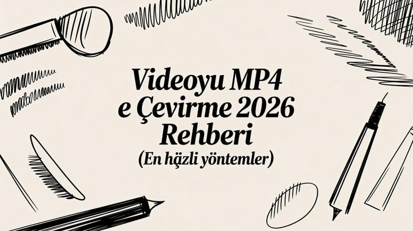 Videoyu MP4 e Çevirme 2026 Rehberi (En Hızlı Yöntemler)