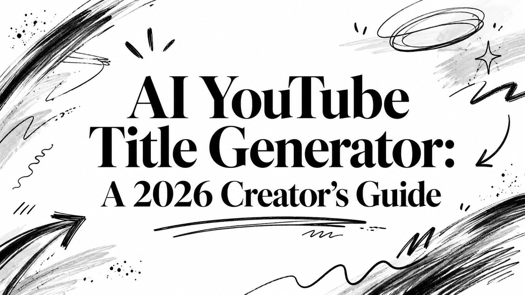 AI YouTube Title Generator: A 2026 Creator's Guide
