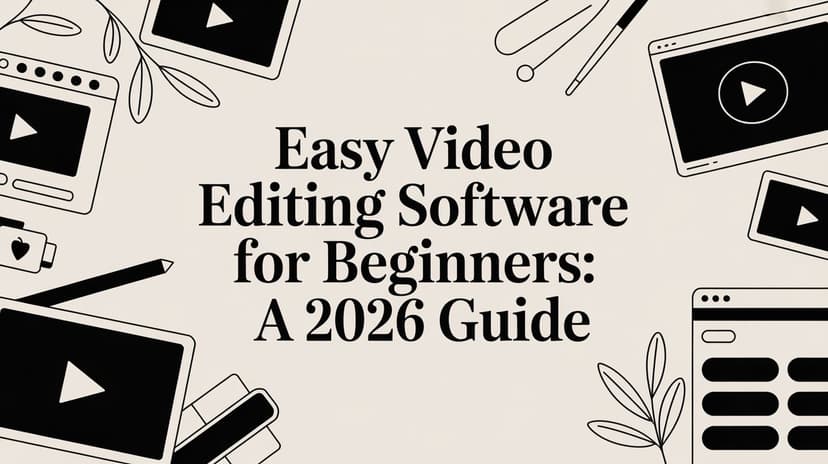 Easy Video Editing Software for Beginners: A 2026 Guide