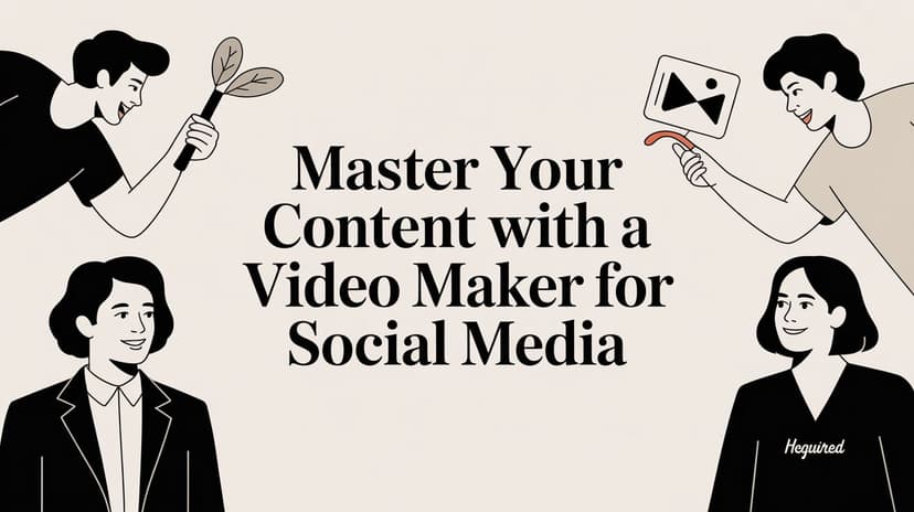 Master Your Content with a Video Maker for Social Media