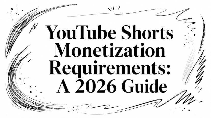 YouTube Shorts Monetization Requirements: A 2026 Guide