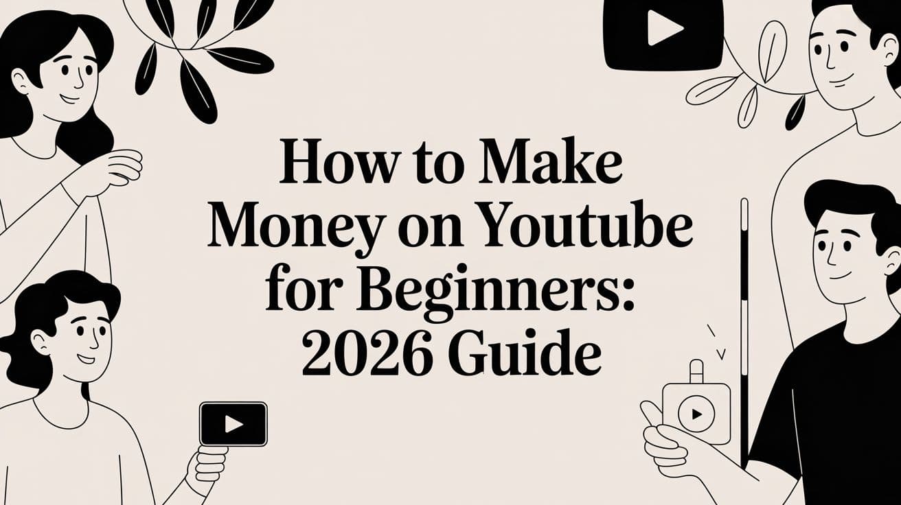 How to Make Money on YouTube for Beginners: 2026 Guide