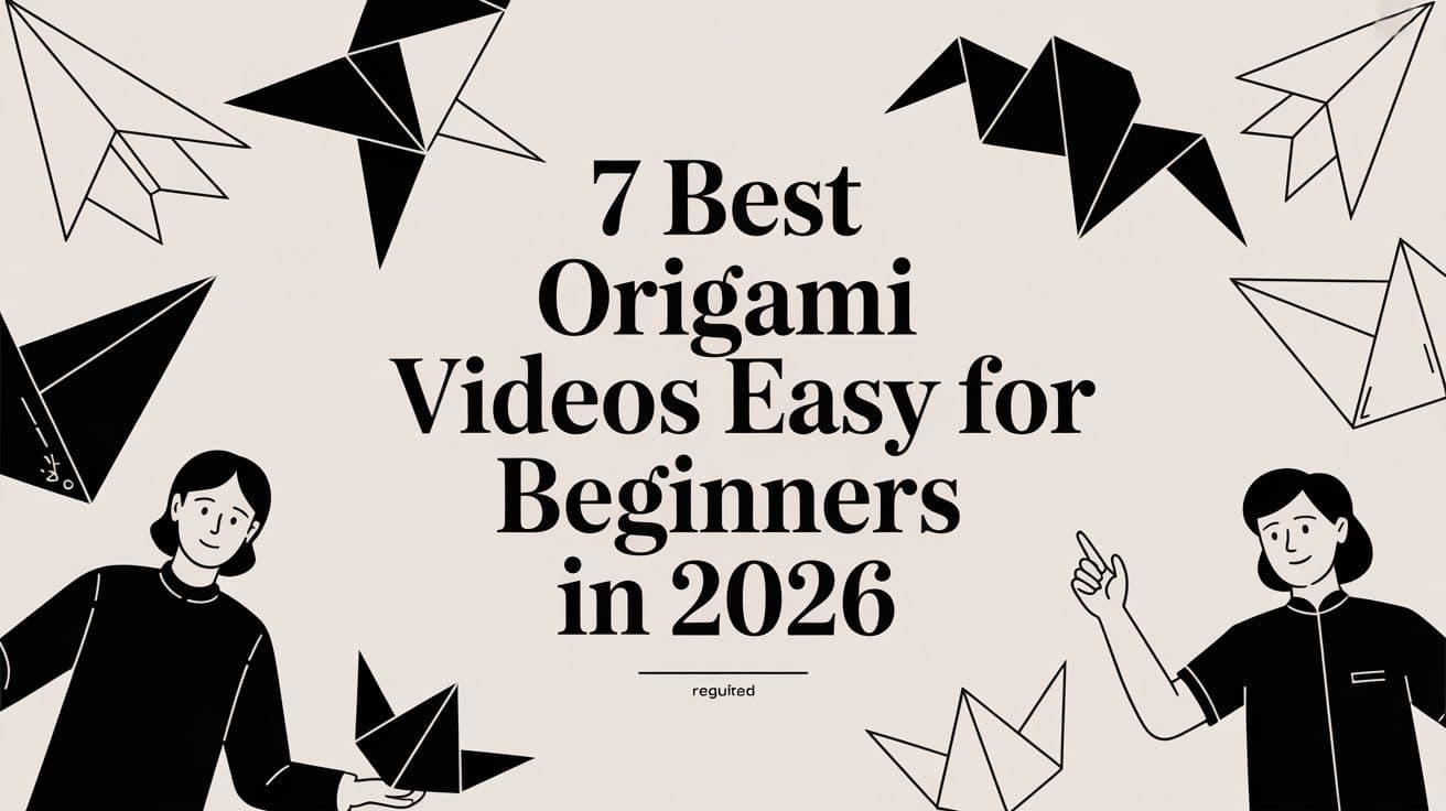 7 Best Origami Videos Easy for Beginners in 2026