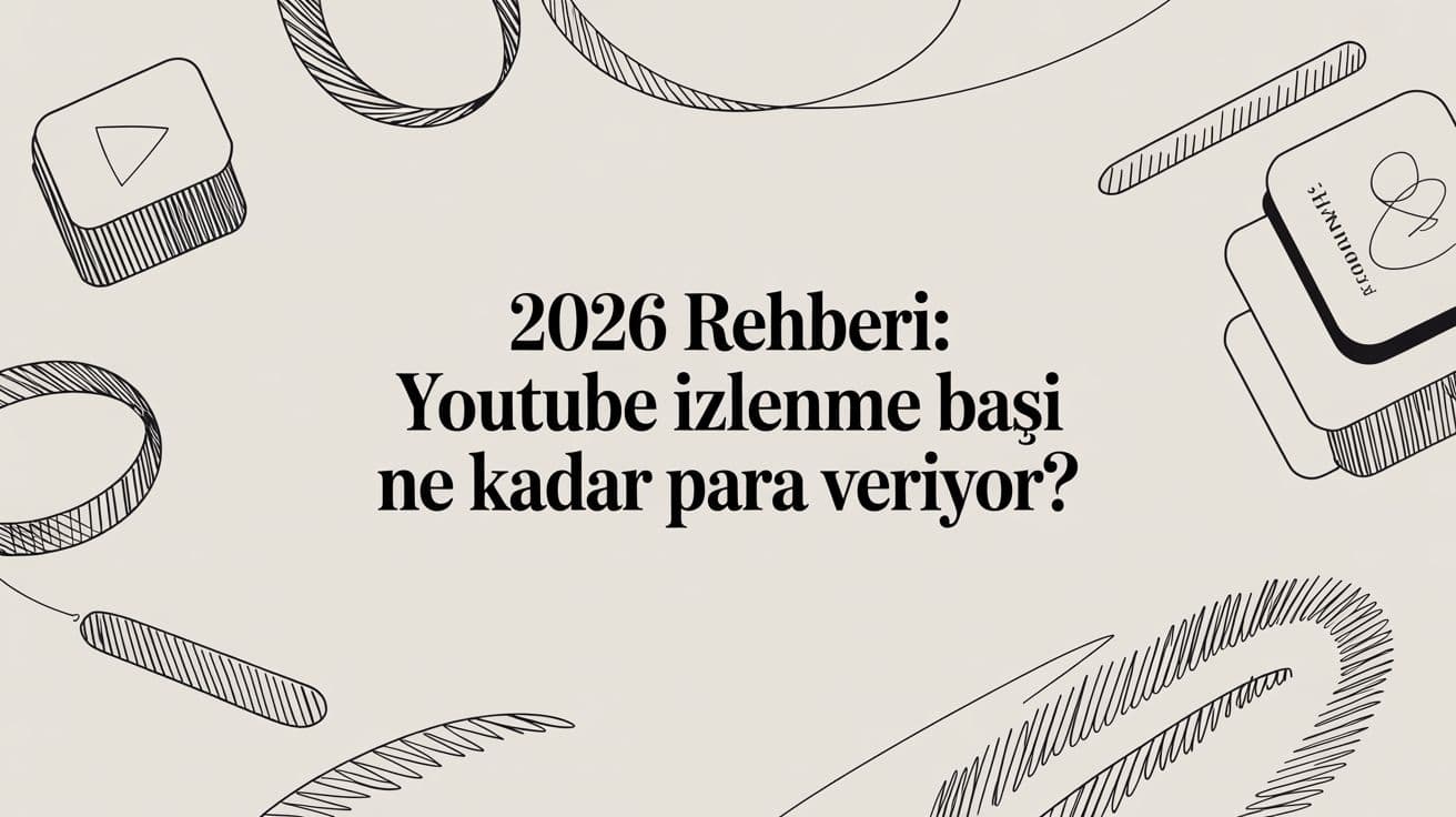 2026 Rehberi: youtube izlenme başı ne kadar para veriyor?