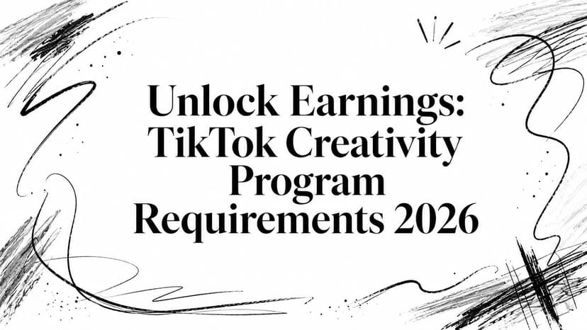 Unlock Earnings: TikTok Creativity Program Requirements 2026