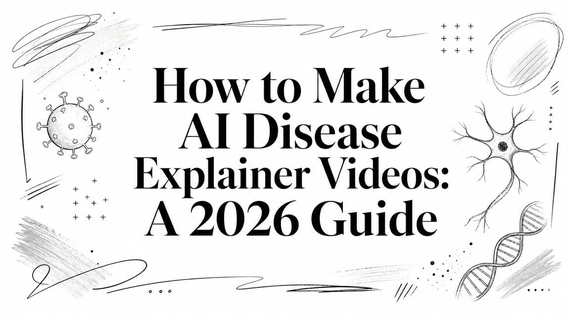 How to Make AI Disease Explainer Videos: A 2026 Guide