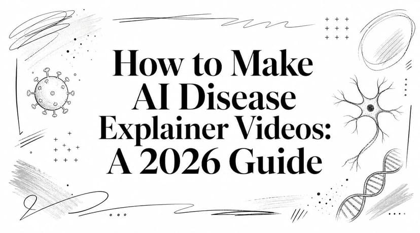 How to Make AI Disease Explainer Videos: A 2026 Guide