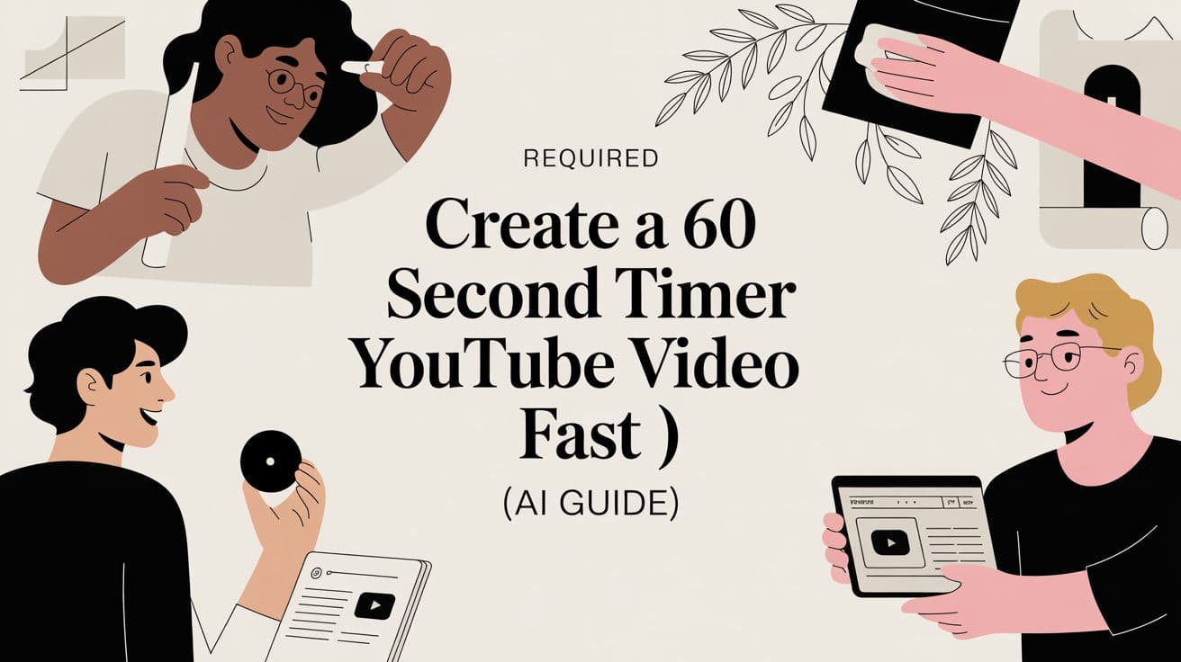 Create a 60 Second Timer YouTube Video Fast (AI Guide)