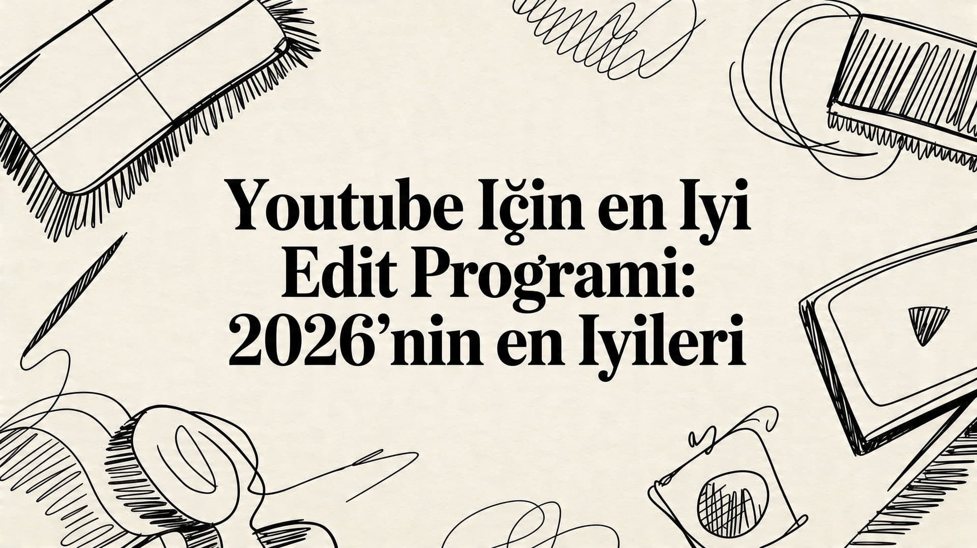 YouTube İçin en iyi edit programi: 2026'nın En İyileri
