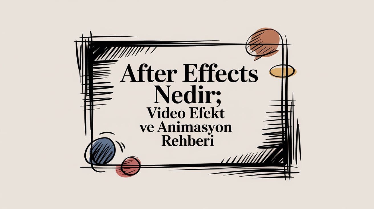 After Effects Nedir: Video Efekt ve Animasyon Rehberi