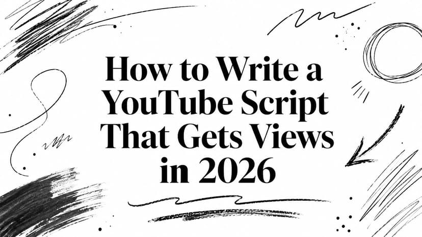 How to Write a YouTube Script That Gets Views in 2026