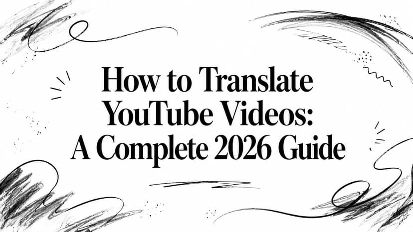 How to Translate YouTube Videos: A Complete 2026 Guide