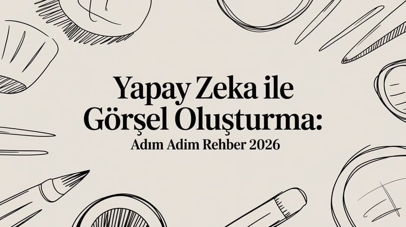 Yapay Zeka ile Görsel Oluşturma: Adım Adım Rehber 2026