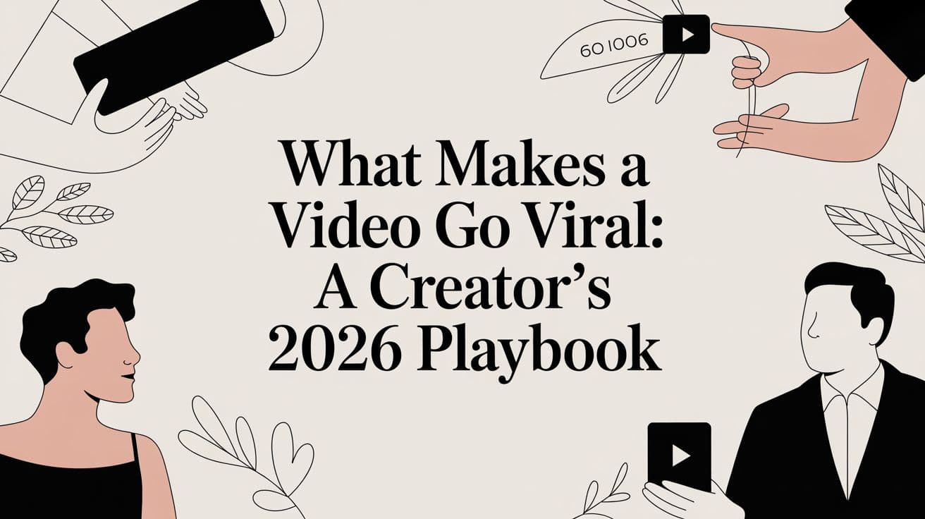 What Makes a Video Go Viral: A Creator's 2026 Playbook