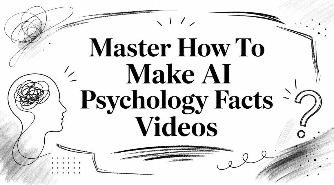 Master How To Make AI Psychology Facts Videos