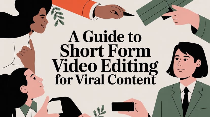 A Guide to Short Form Video Editing for Viral Content