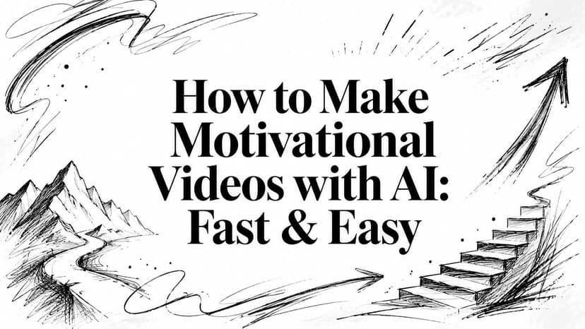 How to Make Motivational Videos with AI: Fast & Easy