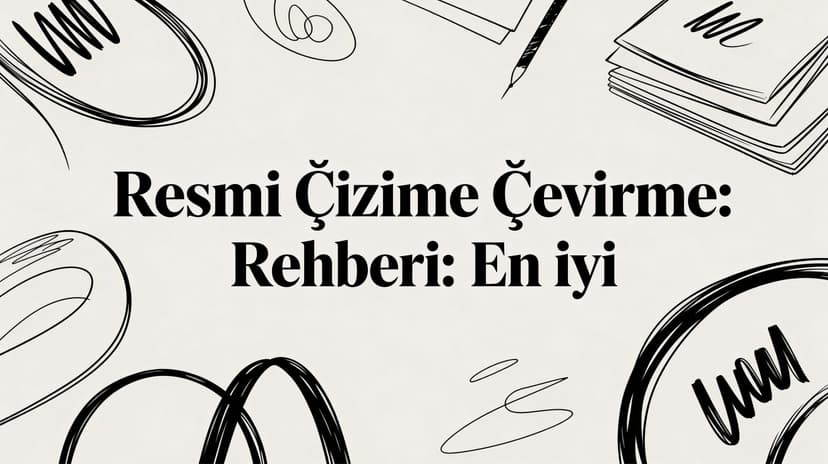 Resmi çizime çevirme: Resmi çizime çevirme rehberi: En iyi