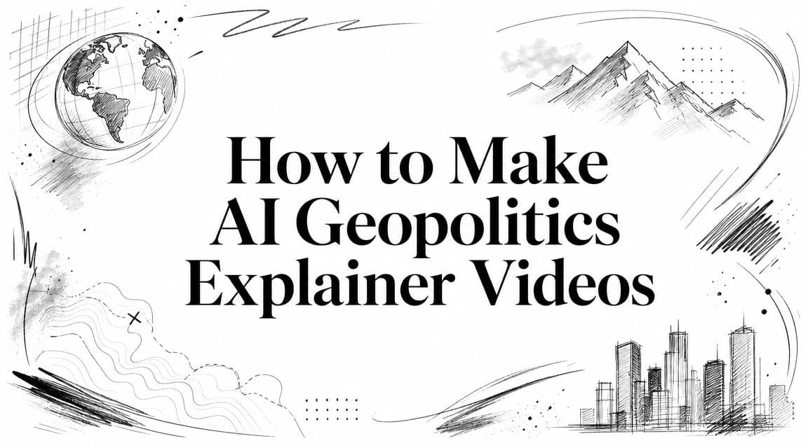 How to Make AI Geopolitics Explainer Videos