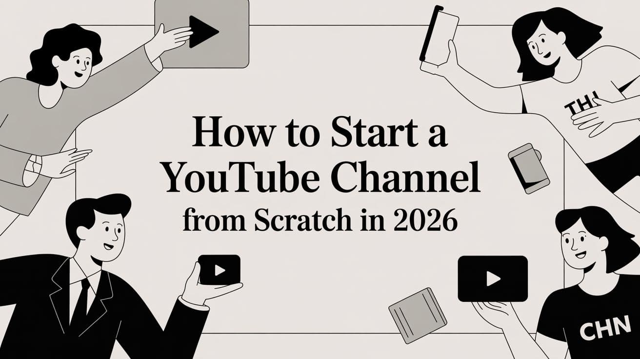How to Start a YouTube Channel From Scratch in 2026