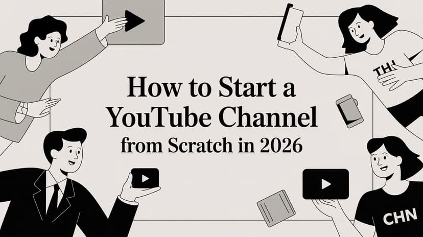 How to Start a YouTube Channel From Scratch in 2026
