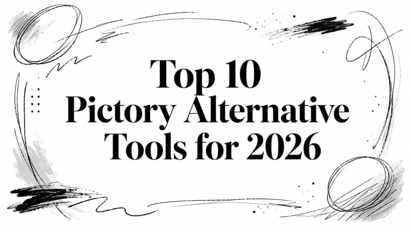 Top 10 Pictory Alternative Tools for 2026